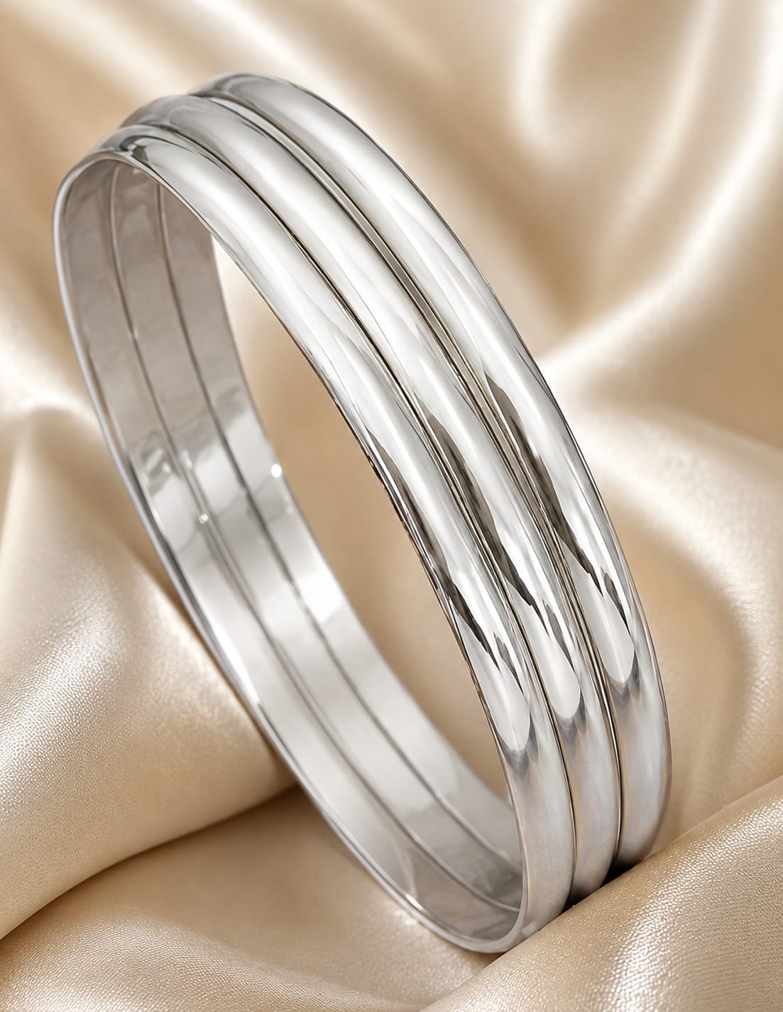 Silver Plated Bangles — view 1