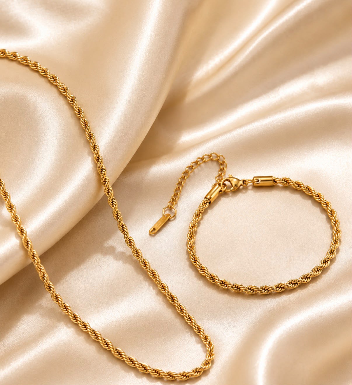 Twisted Tea Set — Chain & Bracelet — view 2