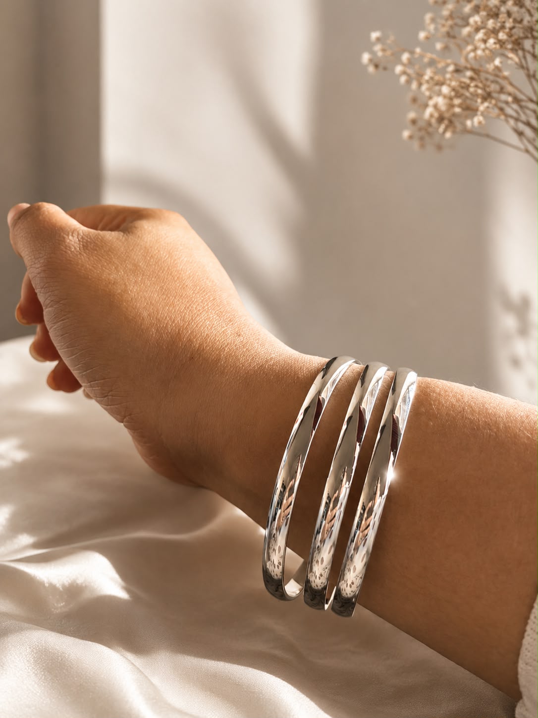 Silver Plated Bangles — view 2